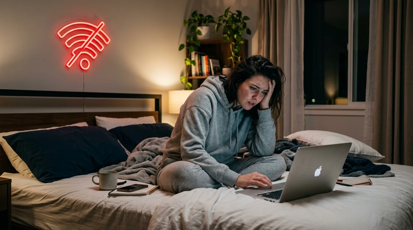 ¿Por qué el internet falla en tu recámara? 3 causas y la solución
